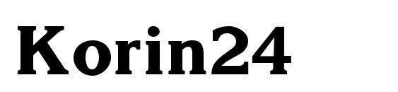 Korin24 font, free Korin24 font, preview Korin24 font