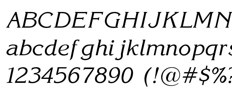 glyphs Korinna Italic font, сharacters Korinna Italic font, symbols Korinna Italic font, character map Korinna Italic font, preview Korinna Italic font, abc Korinna Italic font, Korinna Italic font