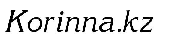Korinna.kz Italic font, free Korinna.kz Italic font, preview Korinna.kz Italic font