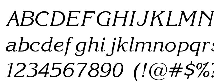 glyphs Korinna Normal Italic font, сharacters Korinna Normal Italic font, symbols Korinna Normal Italic font, character map Korinna Normal Italic font, preview Korinna Normal Italic font, abc Korinna Normal Italic font, Korinna Normal Italic font