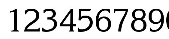 Korinna Regular BT Font, Number Fonts