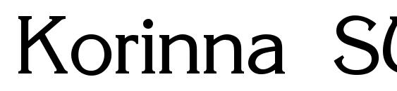Korinna SU font, free Korinna SU font, preview Korinna SU font