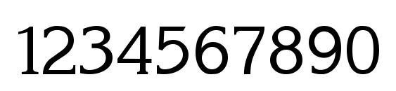 Korinna Font, Number Fonts