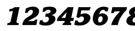 Korinnablackc bolditalic Font, Number Fonts