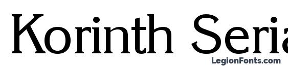 Korinth Serial Regular DB font, free Korinth Serial Regular DB font, preview Korinth Serial Regular DB font