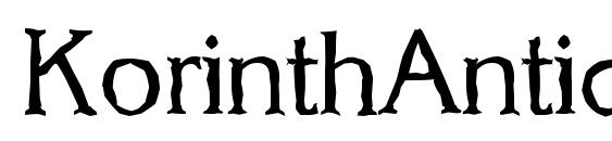 KorinthAntique Regular font, free KorinthAntique Regular font, preview KorinthAntique Regular font
