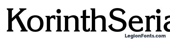 KorinthSerial Medium Regular Font