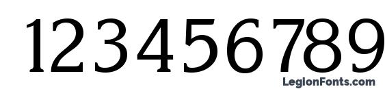 KorinthSerial Regular Font, Number Fonts