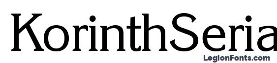 KorinthSerial Regular Font