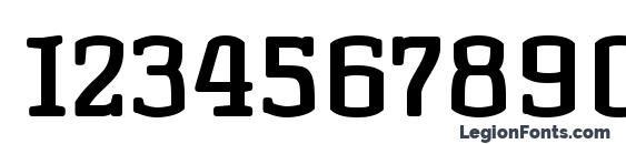 KorneuburgSlabBold Bold Font, Number Fonts