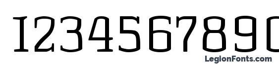 KorneuburgSlabLight Light Font, Number Fonts