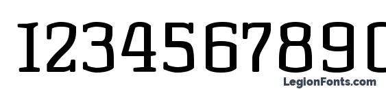 KorneuburgSlabRegular Font, Number Fonts