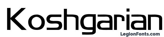 Koshgarian Light font, free Koshgarian Light font, preview Koshgarian Light font