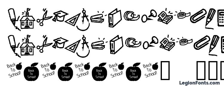 glyphs KR Back To School Dings font, сharacters KR Back To School Dings font, symbols KR Back To School Dings font, character map KR Back To School Dings font, preview KR Back To School Dings font, abc KR Back To School Dings font, KR Back To School Dings font