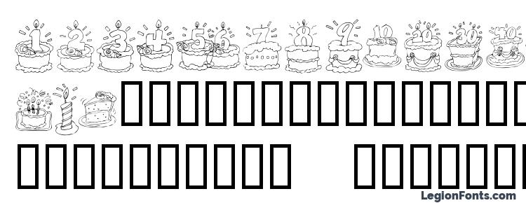 glyphs KR Birthday Cake! Dings font, сharacters KR Birthday Cake! Dings font, symbols KR Birthday Cake! Dings font, character map KR Birthday Cake! Dings font, preview KR Birthday Cake! Dings font, abc KR Birthday Cake! Dings font, KR Birthday Cake! Dings font