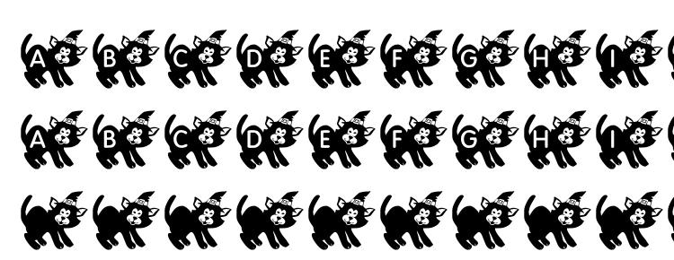 glyphs KR Halloween Kitten font, сharacters KR Halloween Kitten font, symbols KR Halloween Kitten font, character map KR Halloween Kitten font, preview KR Halloween Kitten font, abc KR Halloween Kitten font, KR Halloween Kitten font