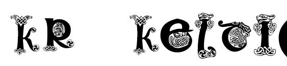 шрифт KR Keltic One, бесплатный шрифт KR Keltic One, предварительный просмотр шрифта KR Keltic One