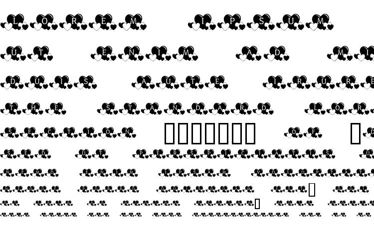 specimens Kr lots of hearts font, sample Kr lots of hearts font, an example of writing Kr lots of hearts font, review Kr lots of hearts font, preview Kr lots of hearts font, Kr lots of hearts font