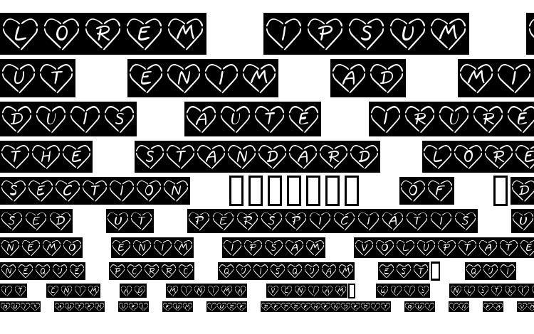 specimens KR Neon Love font, sample KR Neon Love font, an example of writing KR Neon Love font, review KR Neon Love font, preview KR Neon Love font, KR Neon Love font