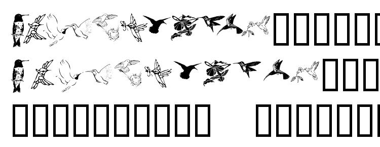 glyphs KR Renees Hummingbirds Two font, сharacters KR Renees Hummingbirds Two font, symbols KR Renees Hummingbirds Two font, character map KR Renees Hummingbirds Two font, preview KR Renees Hummingbirds Two font, abc KR Renees Hummingbirds Two font, KR Renees Hummingbirds Two font