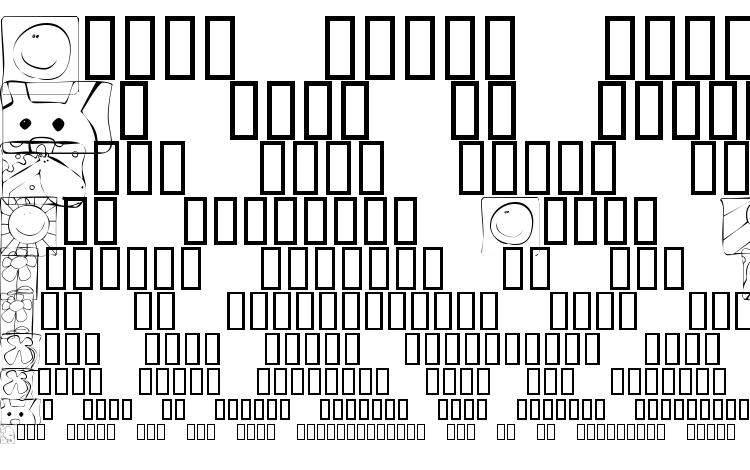 specimens KR Scrappin Squares font, sample KR Scrappin Squares font, an example of writing KR Scrappin Squares font, review KR Scrappin Squares font, preview KR Scrappin Squares font, KR Scrappin Squares font