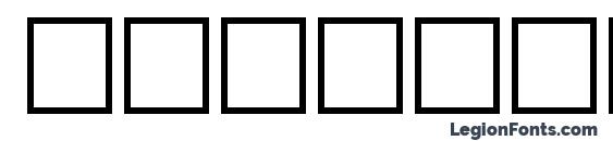 Kramer Regular Font, Number Fonts