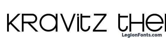 Kravitz thermal Font