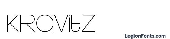 Kravitz Font