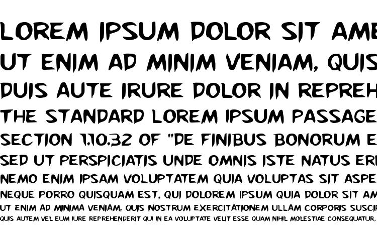specimens Kreeture font, sample Kreeture font, an example of writing Kreeture font, review Kreeture font, preview Kreeture font, Kreeture font