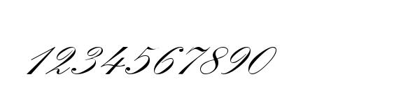 KremlinScriptOne Regular Font, Number Fonts