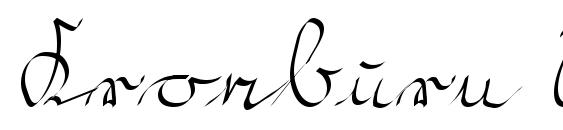 Kroeburn Regular font, free Kroeburn Regular font, preview Kroeburn Regular font