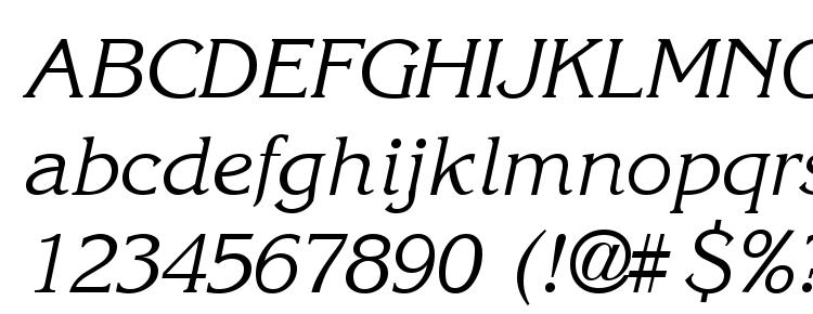 глифы шрифта Krone Italic, символы шрифта Krone Italic, символьная карта шрифта Krone Italic, предварительный просмотр шрифта Krone Italic, алфавит шрифта Krone Italic, шрифт Krone Italic