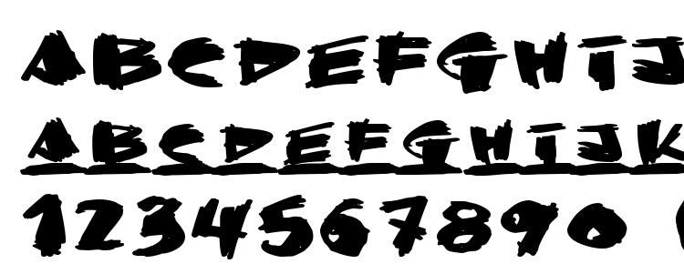 glyphs Krunch Bunch font, сharacters Krunch Bunch font, symbols Krunch Bunch font, character map Krunch Bunch font, preview Krunch Bunch font, abc Krunch Bunch font, Krunch Bunch font