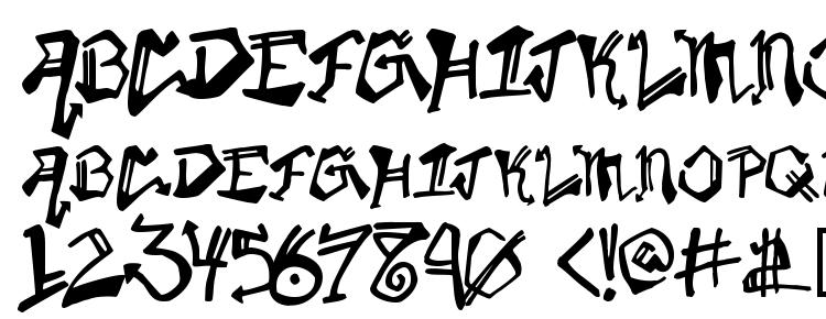 glyphs Krylon Gothic font, сharacters Krylon Gothic font, symbols Krylon Gothic font, character map Krylon Gothic font, preview Krylon Gothic font, abc Krylon Gothic font, Krylon Gothic font