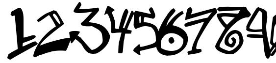 Krylon Gothic Font, Number Fonts