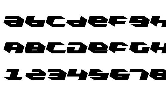 Kubrick Condensed Leftalic Font Download Free / LegionFonts