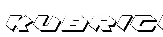 Kubrick Shadow Condensed Font