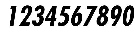 Kudos Black Condensed SSi Normal Font, Number Fonts