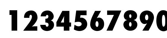 Kudos Condensed SSi Semi Bold Condensed Font, Number Fonts