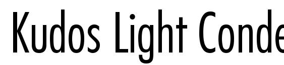 Kudos Light Condensed SSi Light Condensed font, free Kudos Light Condensed SSi Light Condensed font, preview Kudos Light Condensed SSi Light Condensed font