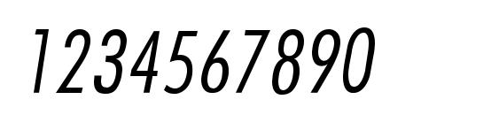 Kudos Light Condensed SSi Normal Font, Number Fonts