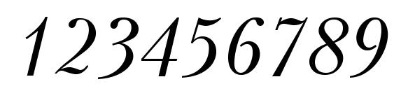 Kudrashov italic Font, Number Fonts