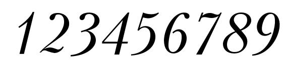 Kudrashovc italic Font, Number Fonts