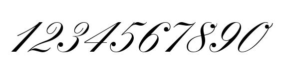Kuenstler Script LT Medium Font, Number Fonts