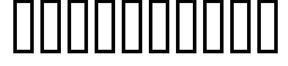 Kufi Extended Outline Font, Number Fonts