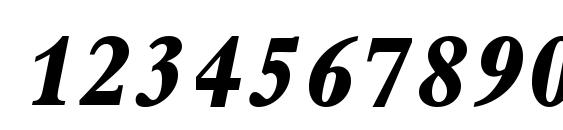 Шрифт Kuriakos Black SSi Extra Bold Italic, Шрифты для цифр и чисел