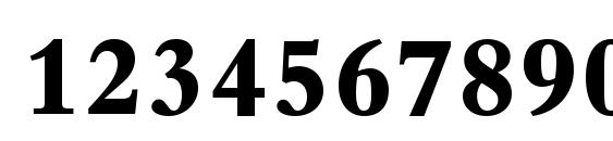 Kuriakos Black SSi Extra Bold Font, Number Fonts