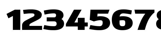 Kuro Black Font, Number Fonts