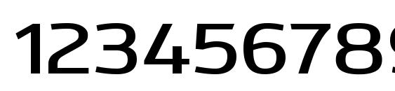 Kuro DemiBold Font, Number Fonts