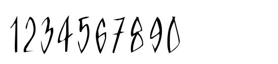 Kurtz Font, Number Fonts